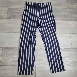 ⚾Vintage Worth Striped Baseball‎ Pants Adult Lrg Stripes 34x32 Retro Athletic